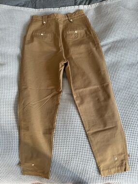 High-Rise Tan Pants